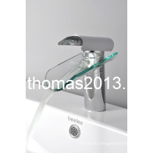 Tempered Glass Wash Basin Faucet Qh0814